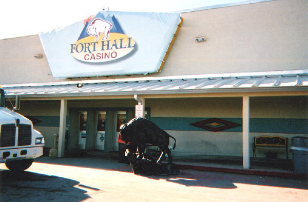 Buffalo on Rock - Fort Hall Casino, Ft. Hall, ID